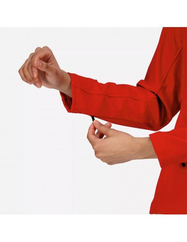 veste softshell femme rouge manche