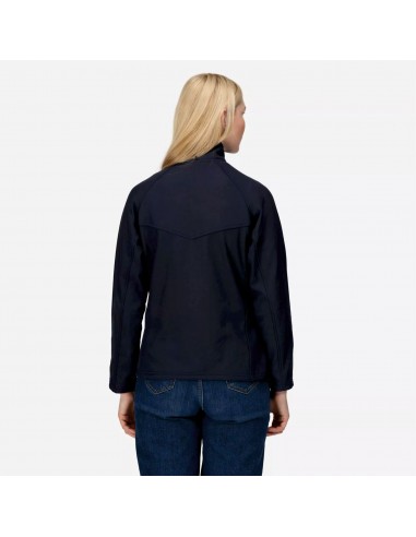 veste softshell femme bleue visu dos