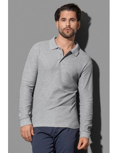 POLO HOMME BLANC MANCHES LONGUES