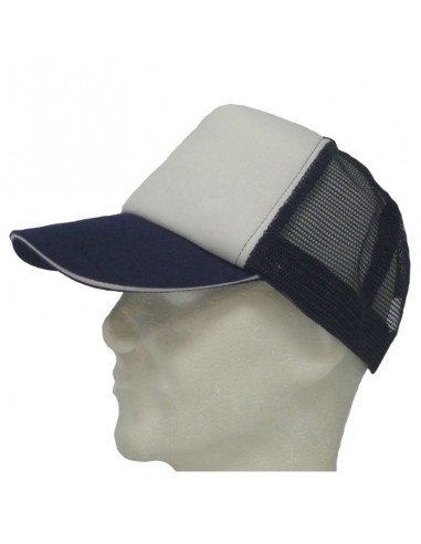 CASQUETTE TRUCKER BLANCHE/BLEU MARINE