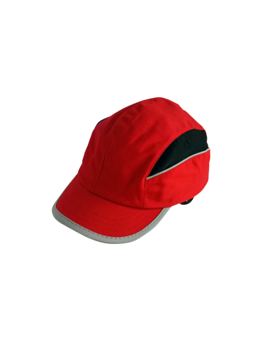 CASQUETTE ANTI-HEURT COQUÉ ROUGE