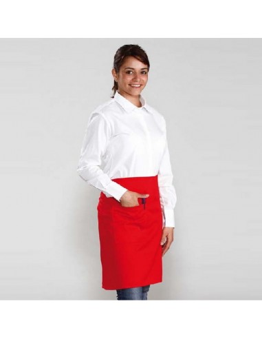 TABLIER BARMAN ROUGE