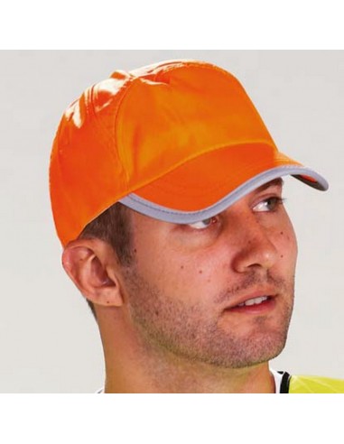 CASQUETTE SECURITE JAUNE FLUO