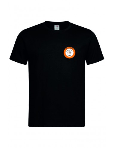 TEE SHIRT MIXTE NOIR MANCHES COURTES