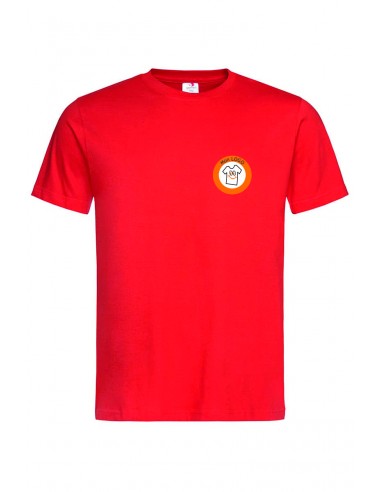 TEE SHIRT MIXTE ROUGE MANCHES COURTES