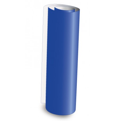 FILM ADHESIF PVC POLYMERE Bleu Saphir