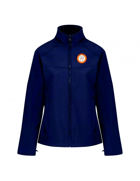 veste softshell femme bleue