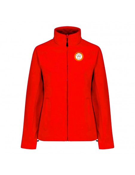 veste softshell femme rouge