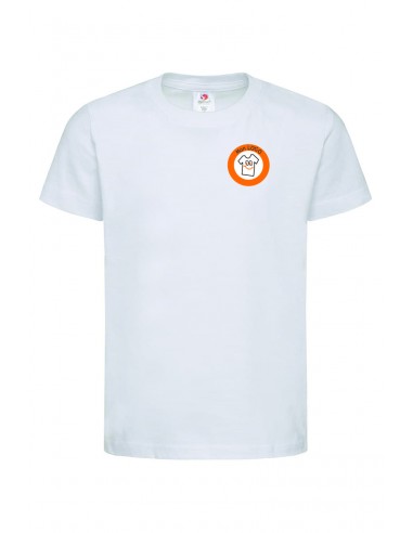 TEE SHIRT ENFANT BLANC MANCHES COURTES