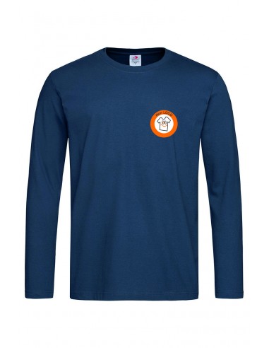 TEE SHIRT MIXTE BLEU NAVY MANCHES...