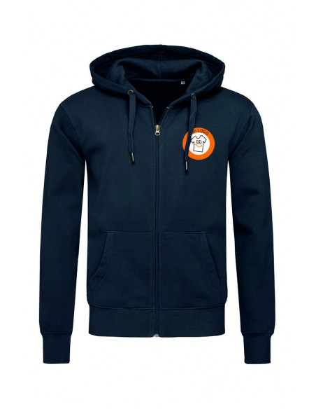 sweat capuche zippé personnalisé