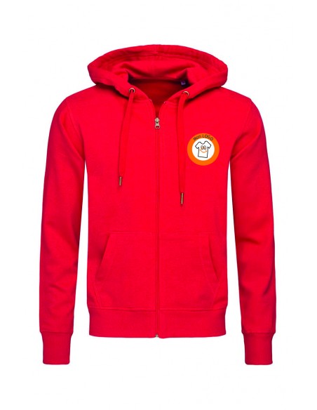 sweat capuche zippé personnalisé