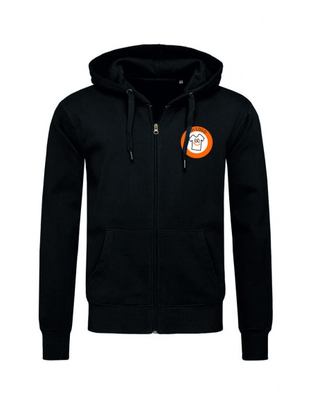 sweat capuche zippé personnalisé