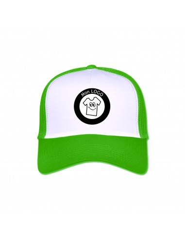 CASQUETTE TRUCKER BLANCHE/VERTE