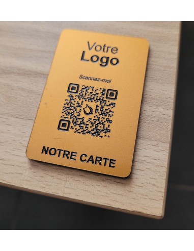 PLAQUE DE TABLE QR Code RECTANGULAIRE...