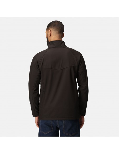 veste softshell noir visuel dos