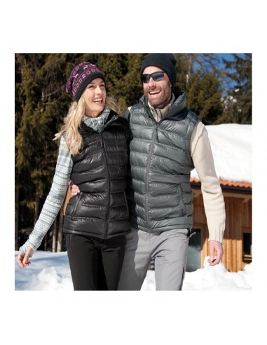 GILET SANS MANCHES MATELASSÉ GRIS