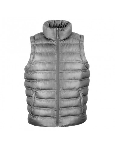 DOUDOUNE GILET SANS MANCHES GRIS