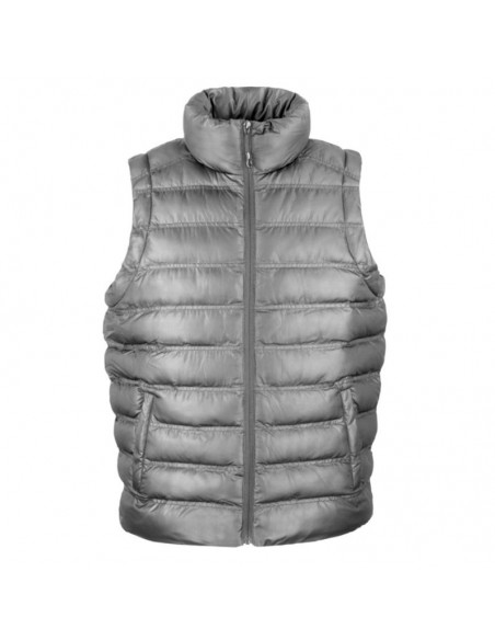 DOUDOUNE GILET SANS MANCHES GRIS