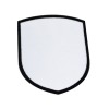 ÉCUSSONS THERMOCOLLANTS Blason avec bourdon de contour brodé noir