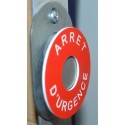ÉTIQUETTE ARRÊT D'URGENCE