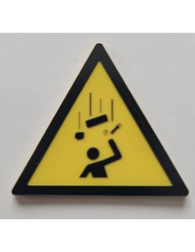 ETIQUETTE Danger chute d'objets