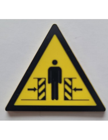 ETIQUETTE Danger écrasement