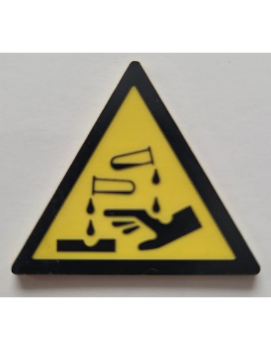 ETIQUETTE Danger substances corrosives