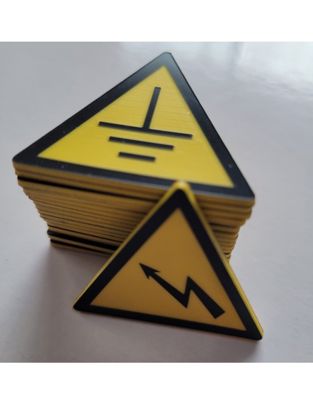 ETIQUETTE GRAVEE IDENTIFICATION DANGER