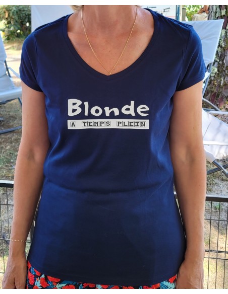 blonde à temps plein