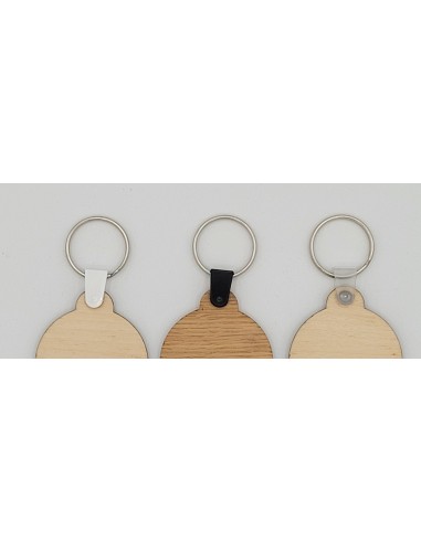 PORTE CLE JETON EN BOIS