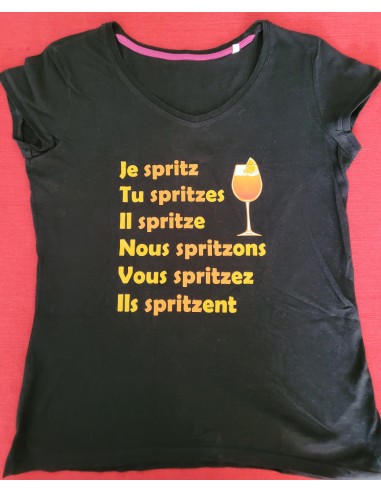 tee-shirt spritz pour femme