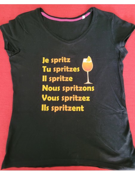 tee-shirt spritz pour femme