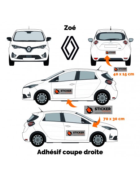 FLOCAGE RENAULT ZOE