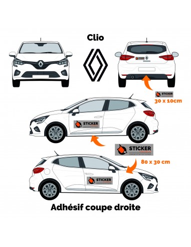 FLOCAGE RENAULT CLIO