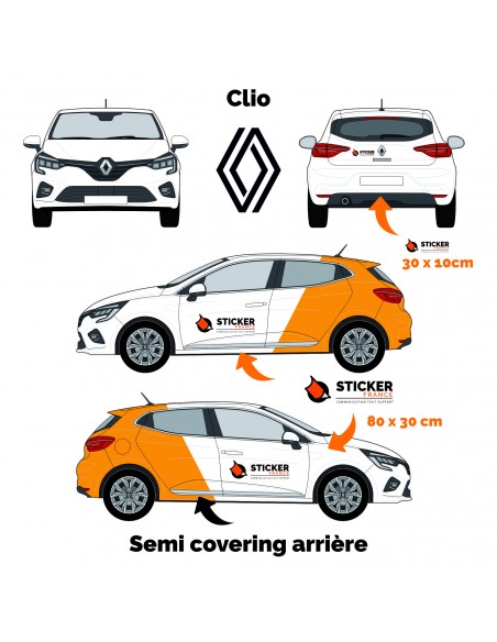 SEMI COVERING LETTRAGE ADHESIF