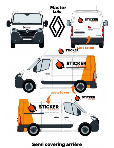 COVERING ADHESIF RENAULT MASTER