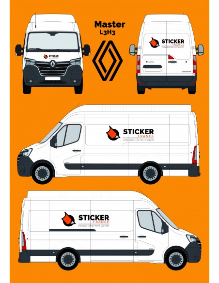 COVERING RENAULT MASTER L3H3