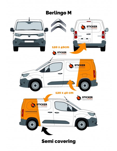 STICKER POUR CITROEN BERLINGO