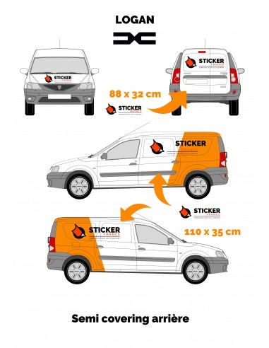 ADHESIF ET LETTRAGE DACIA LOGAN