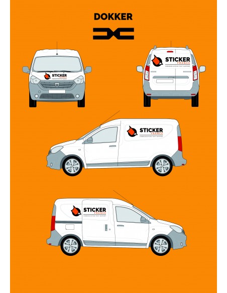 DACIA DOKKER EXPRESS COVERING ADHESIF