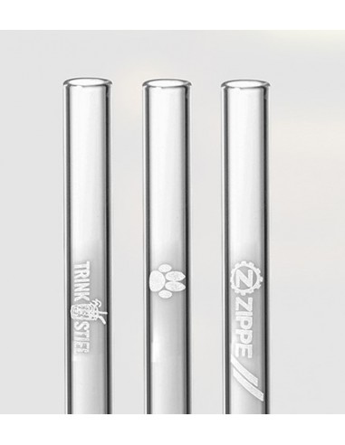 PAILLE EN VERRE gravée