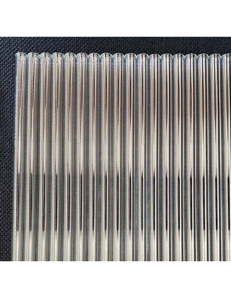 PAILLE EN VERRE gravée
