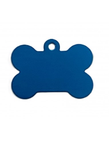 médaille os bleu aluminium anodisé