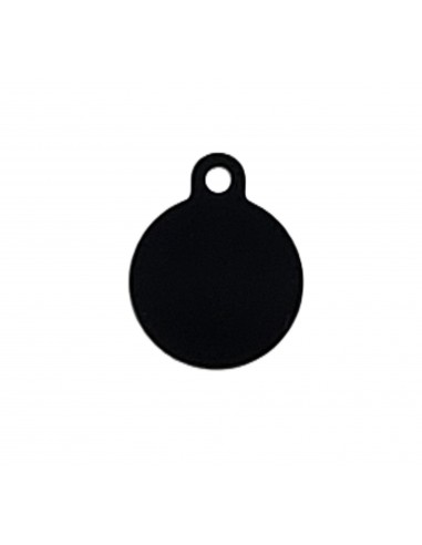 Médaille Ronde Petit Modèle Noir
