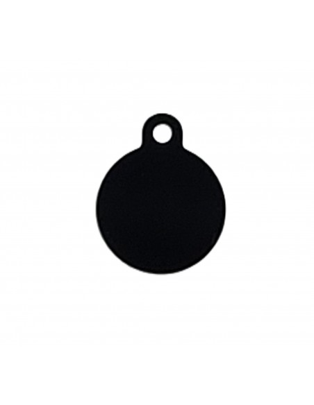 Médaille Ronde Petit Modèle Noir