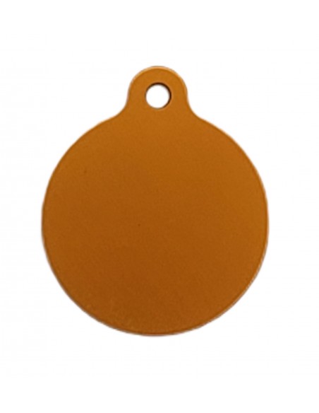 Médaille Ronde Grand Modèle Orange