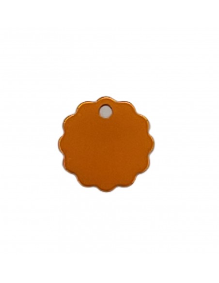 Médaille Fleur Petit Modèle Orange