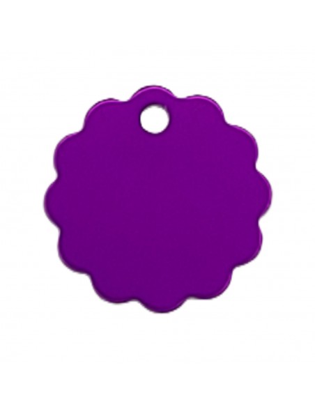 Médaille Fleur Grand Modèle Violet