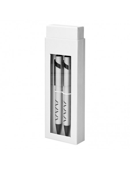 Parure Stylo bille et Porte mine métal personnalisable